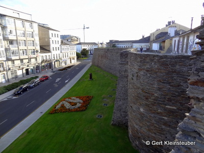 historische Stadtmauer in Lugo