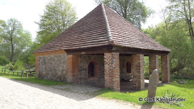 historische Dorfschmiede in Bergfeld