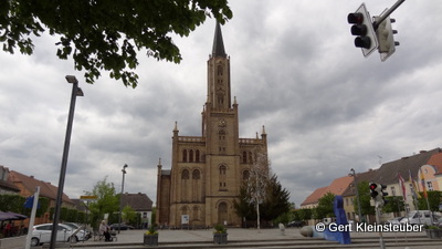 imposante Stadtkirche von Fürstenberg